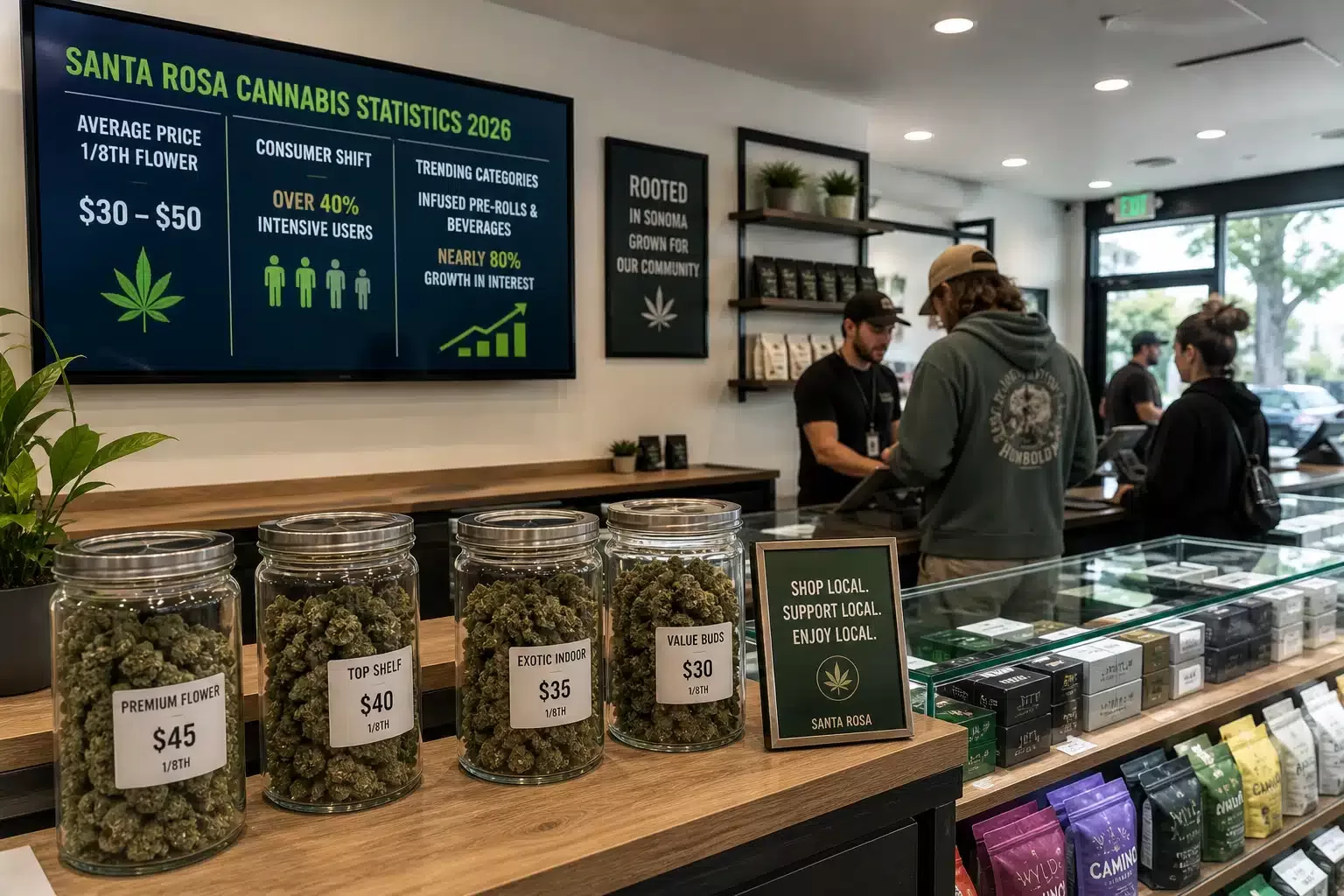 Santa Rosa Cannabis Statistics 2026: Sales, Local Growth, and Consumer Trends