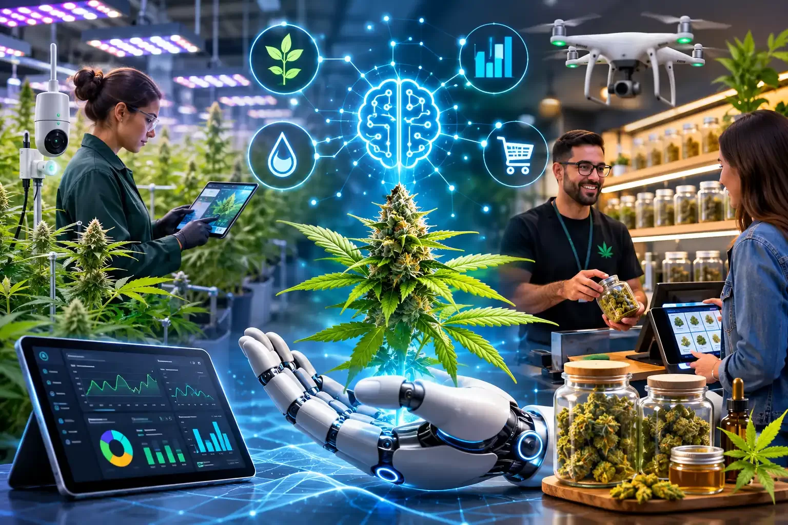 How Artificial Intelligence Is Transforming Cannabis Cultivation and Retail