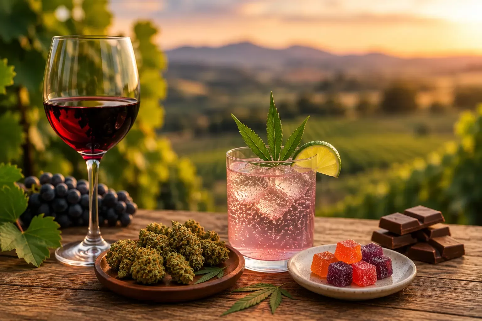 Cannabis vs. Wine in Sonoma County: A Guide to Low Dose THC Beverages